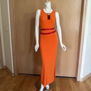 NARCISO RODRIGUEZ Red Leather Wrap Belt